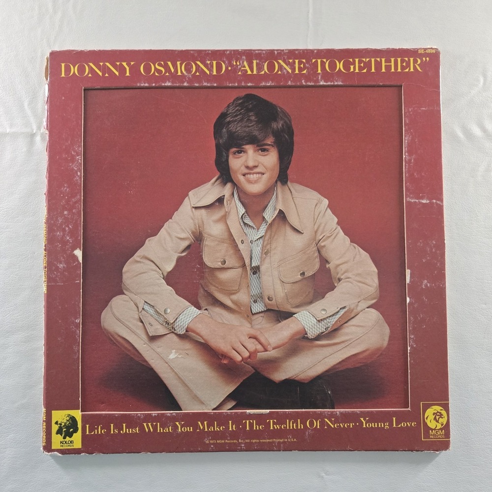 Donny‎ Osmond - Alone Together - MGM - 1973 - Vinyl LP Record Vinyl Good Tested